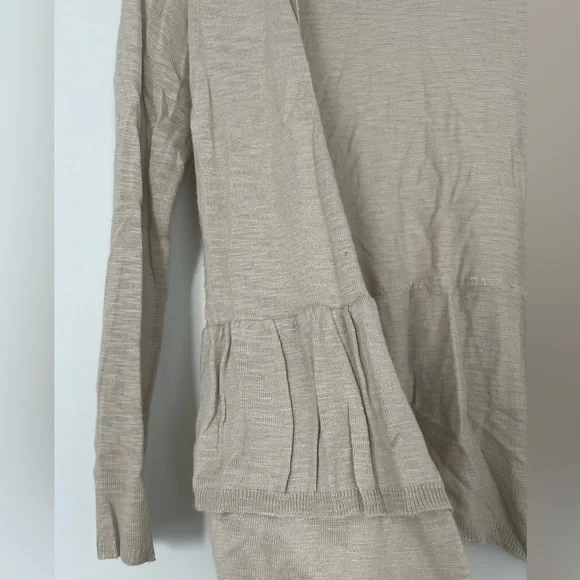 Cream Ruffled Cardigan - Picture 2 of 3